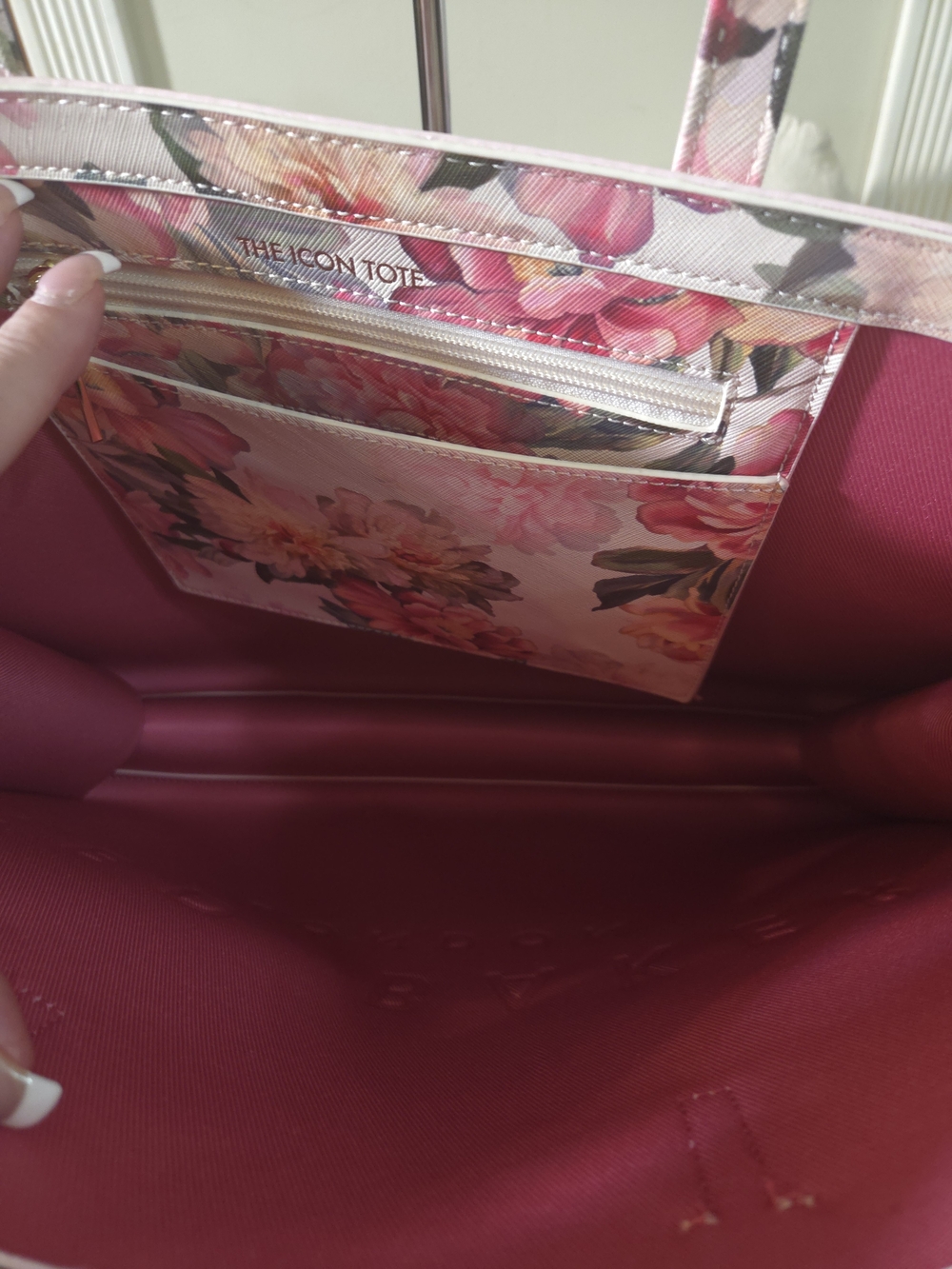NWT Ted Baker Sukicon Floral Large Tote - Picture 7 of 7
